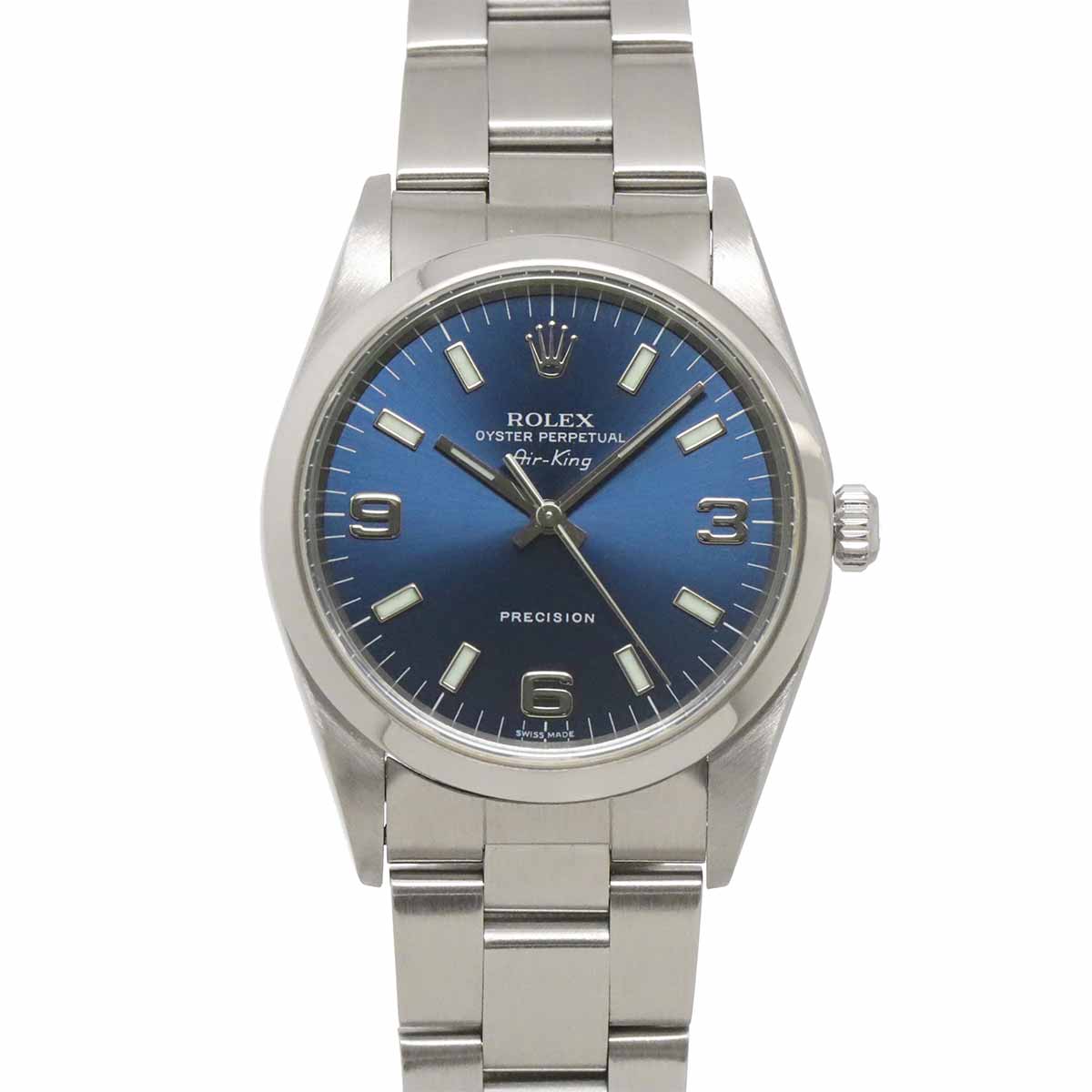 Air King 14000 Serial P Automatic Blue Dial Mens Watch