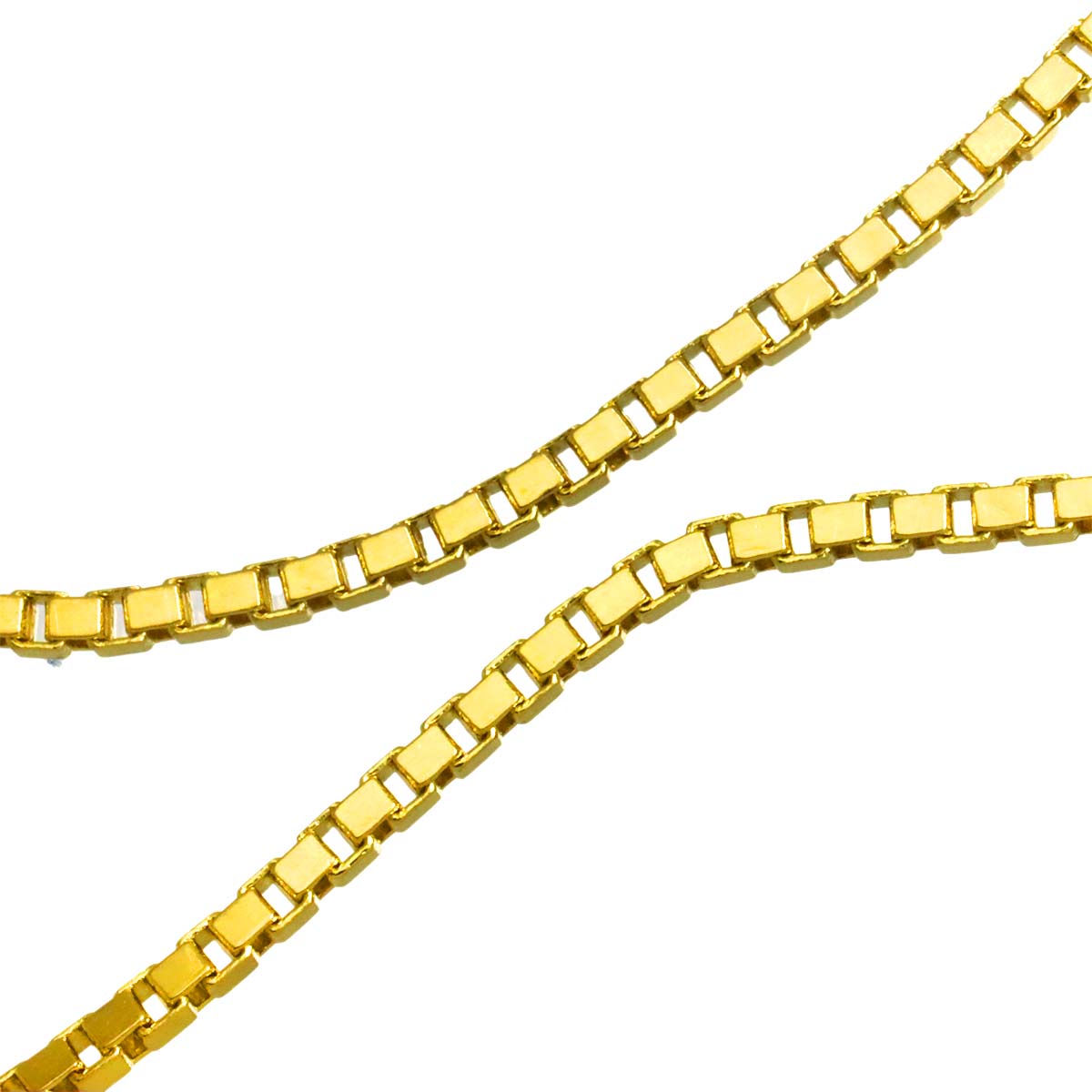 Venetian Necklace 18K K18 YG Yellow Gold 750