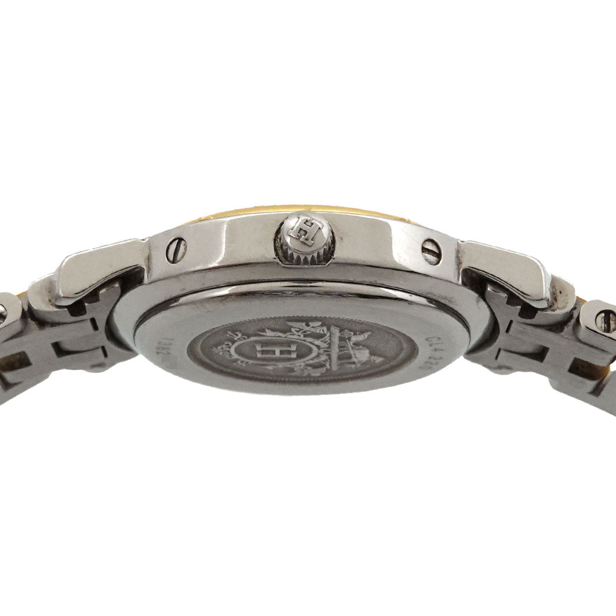 Clipper Two Tone CL4 220 Quartz Date cream Dial Ladies Watch