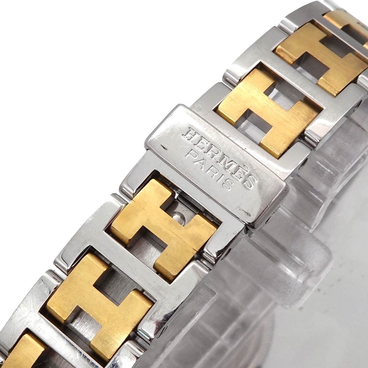 Clipper Two Tone CL4 220 Quartz Date cream Dial Ladies Watch