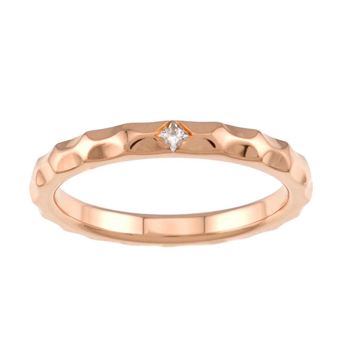 Alliance Monogram Diamond Ring K18 PG Size53 6.25-6.5(US)