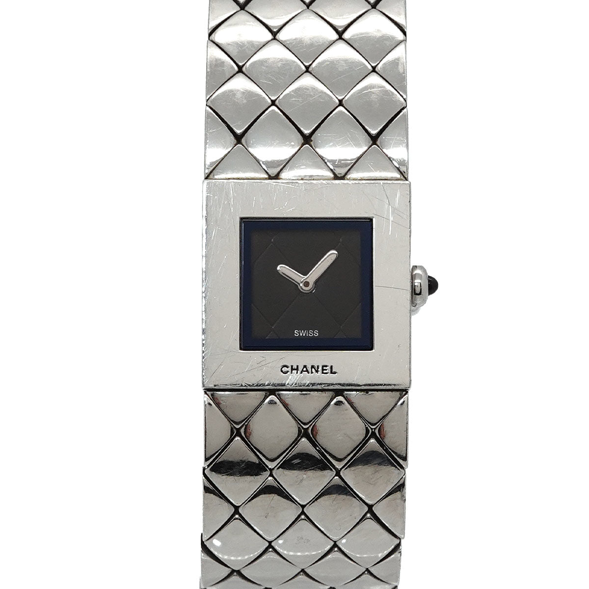 Matelasse H0009 Quartz Black Dial Ladies Wrist Watch