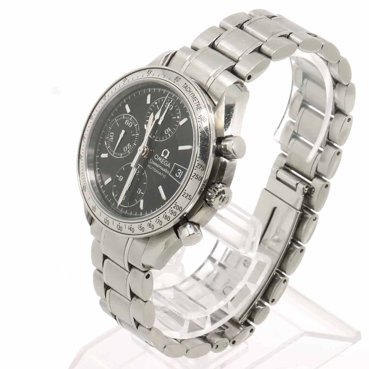 Speedmaster Date 3513 50 Chronograph Automatic Black Dial Mens