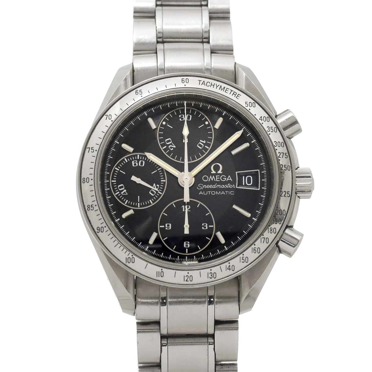Speedmaster Date 3513 50 Chronograph Automatic Black Dial Mens