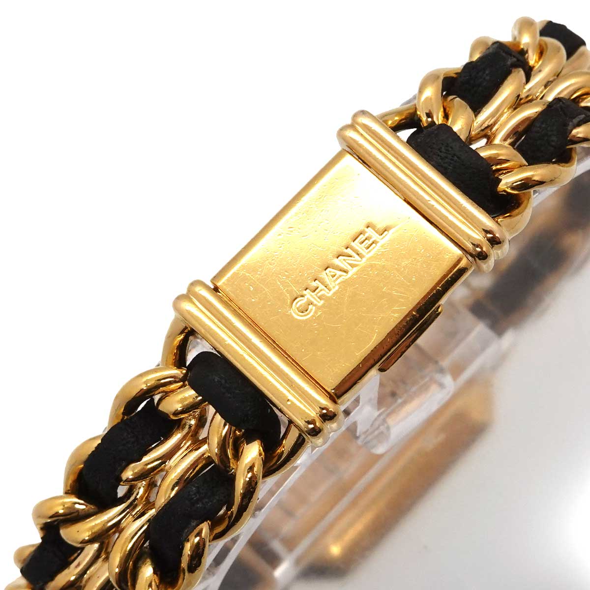 Premiere Size M H0001 Vintage Quartz Black Dial Ladies Watch