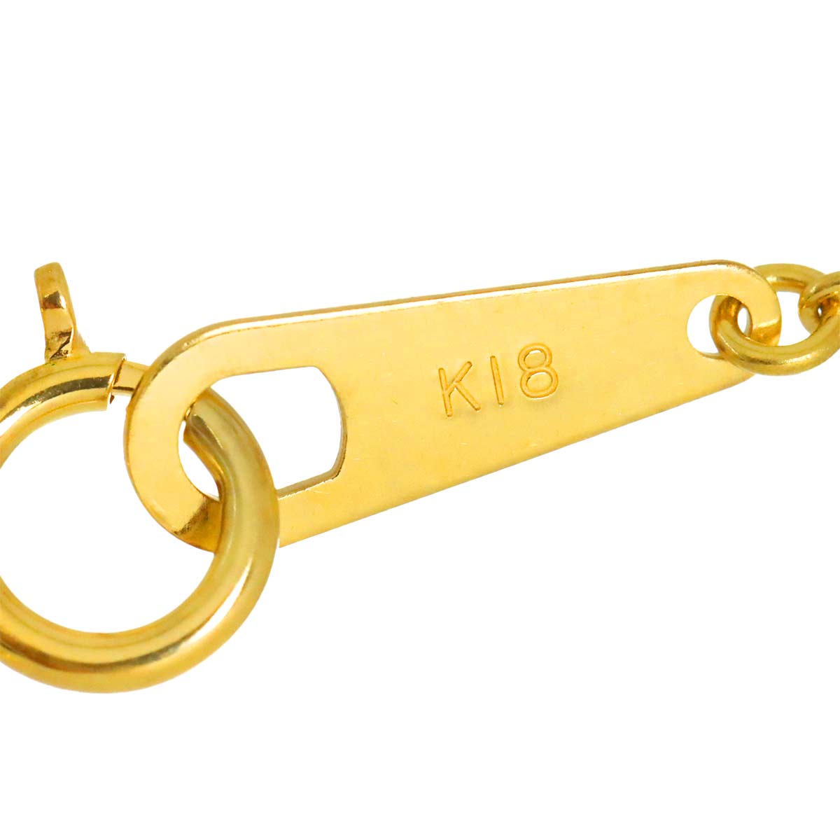 Diamond 1.00ct Necklace 18K YG Yellow Gold 750