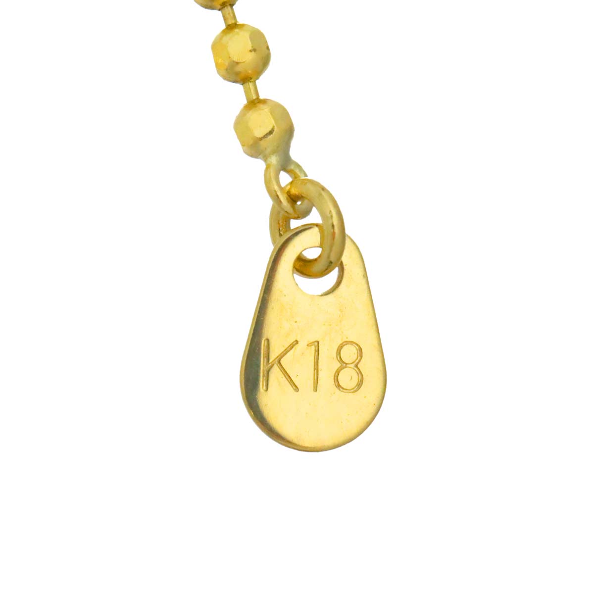 Diamond 1.00ct Necklace 18K YG Yellow Gold 750