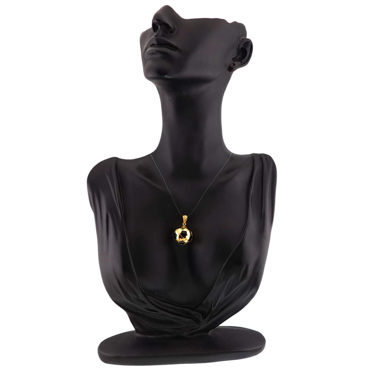 Onyx Pendant 18K YG Yellow Gold 750