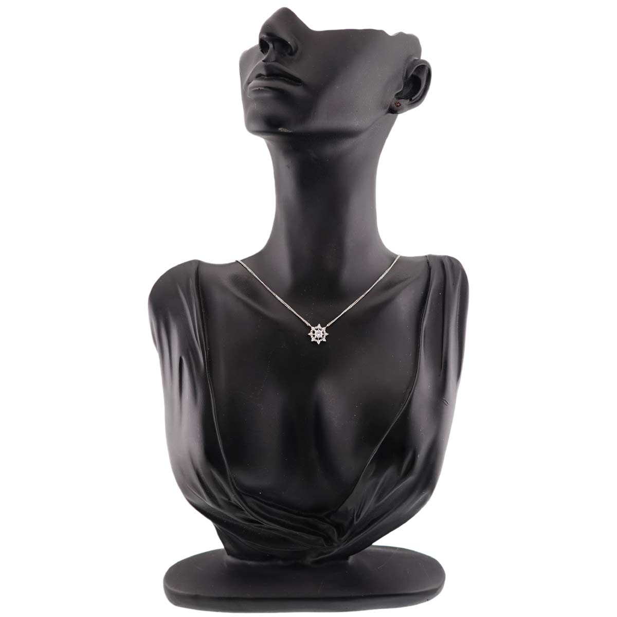 Diamond 0.21ct/0.12ct Necklace Pt Platinum