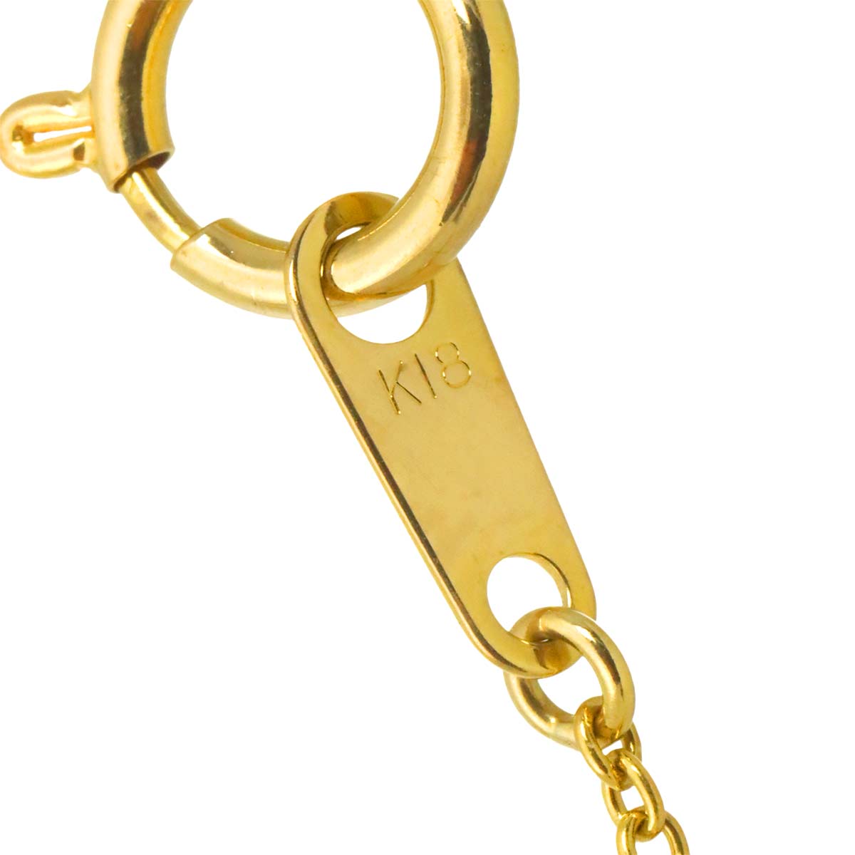 Diamond 4.001ct/0.63ct Necklace 18K YG Yellow Gold 750