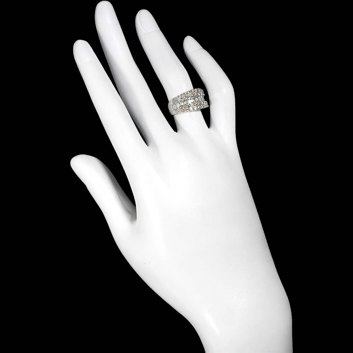 Diamond 2.00ct Ring Pt Platinum size5-5.25(US)