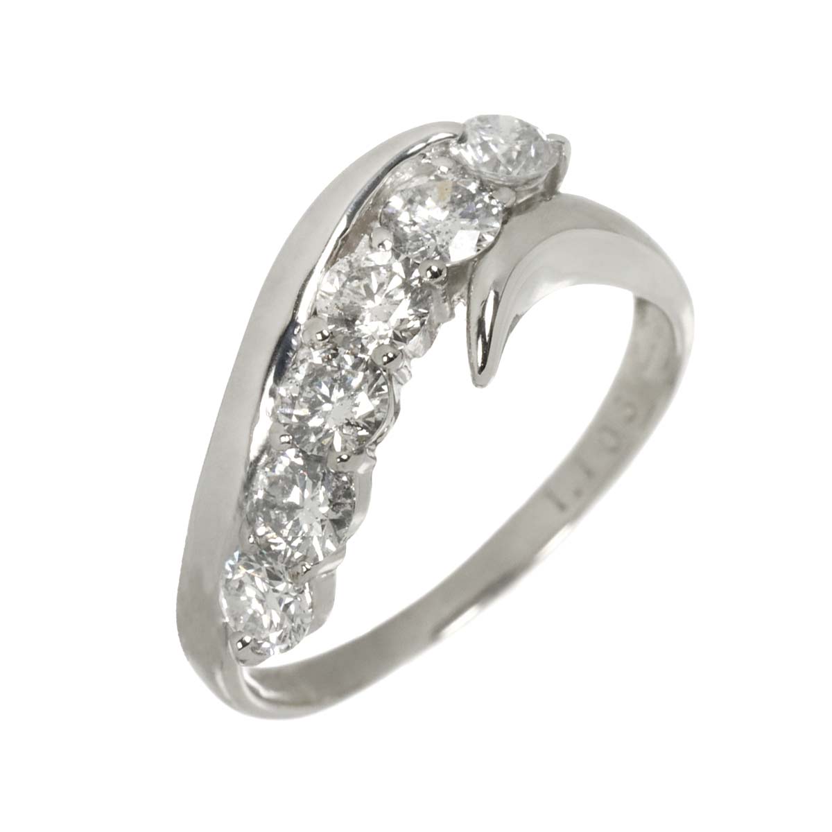 Diamond 1.103ct Ring Pt Platinum size7.25(US)
