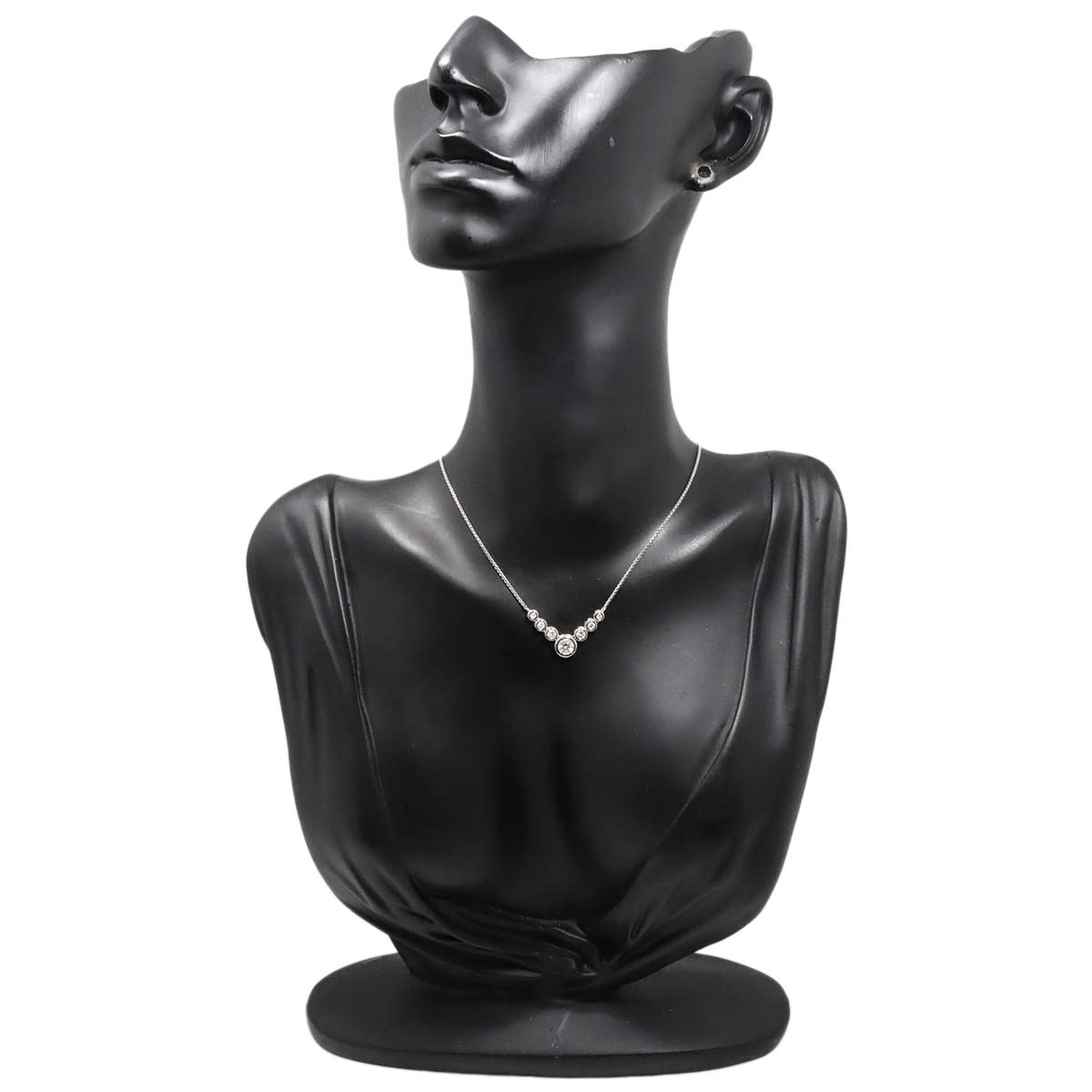 Diamond 0.30ct/0.20ct Necklace Pt Platinum