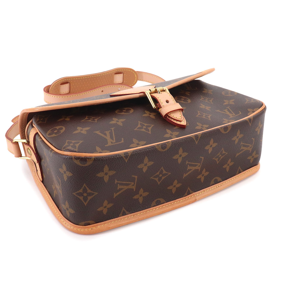 Monogram Sologne Shoulder Bag Brown M42250 Purse