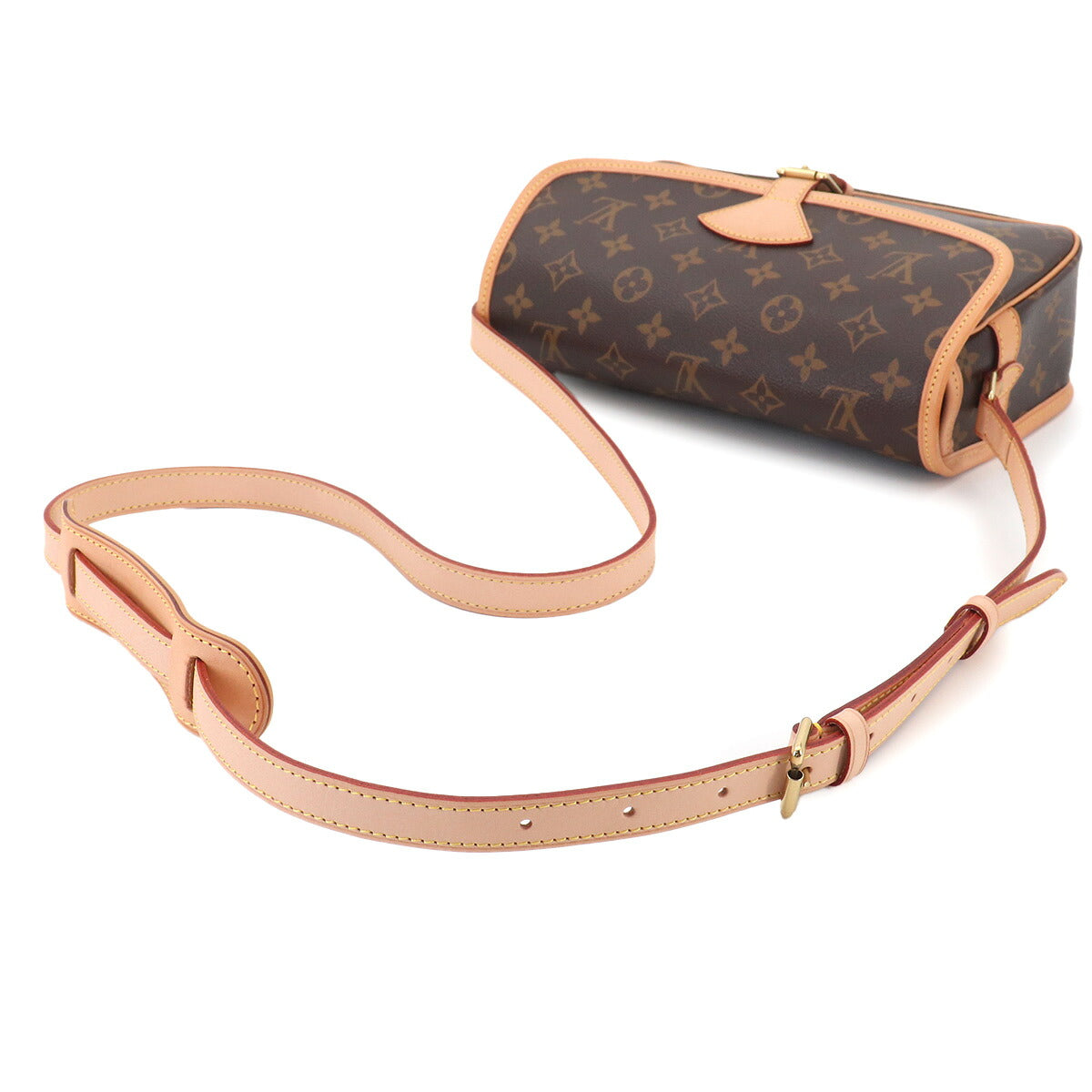 Monogram Sologne Shoulder Bag Brown M42250 Purse