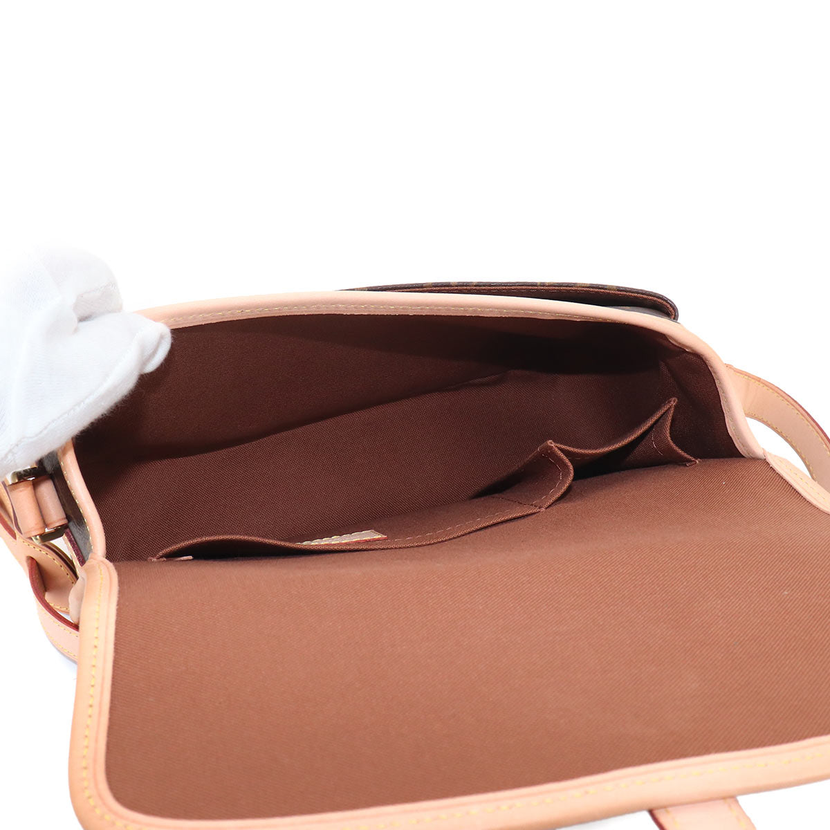 Monogram Sologne Shoulder Bag Brown M42250 Purse