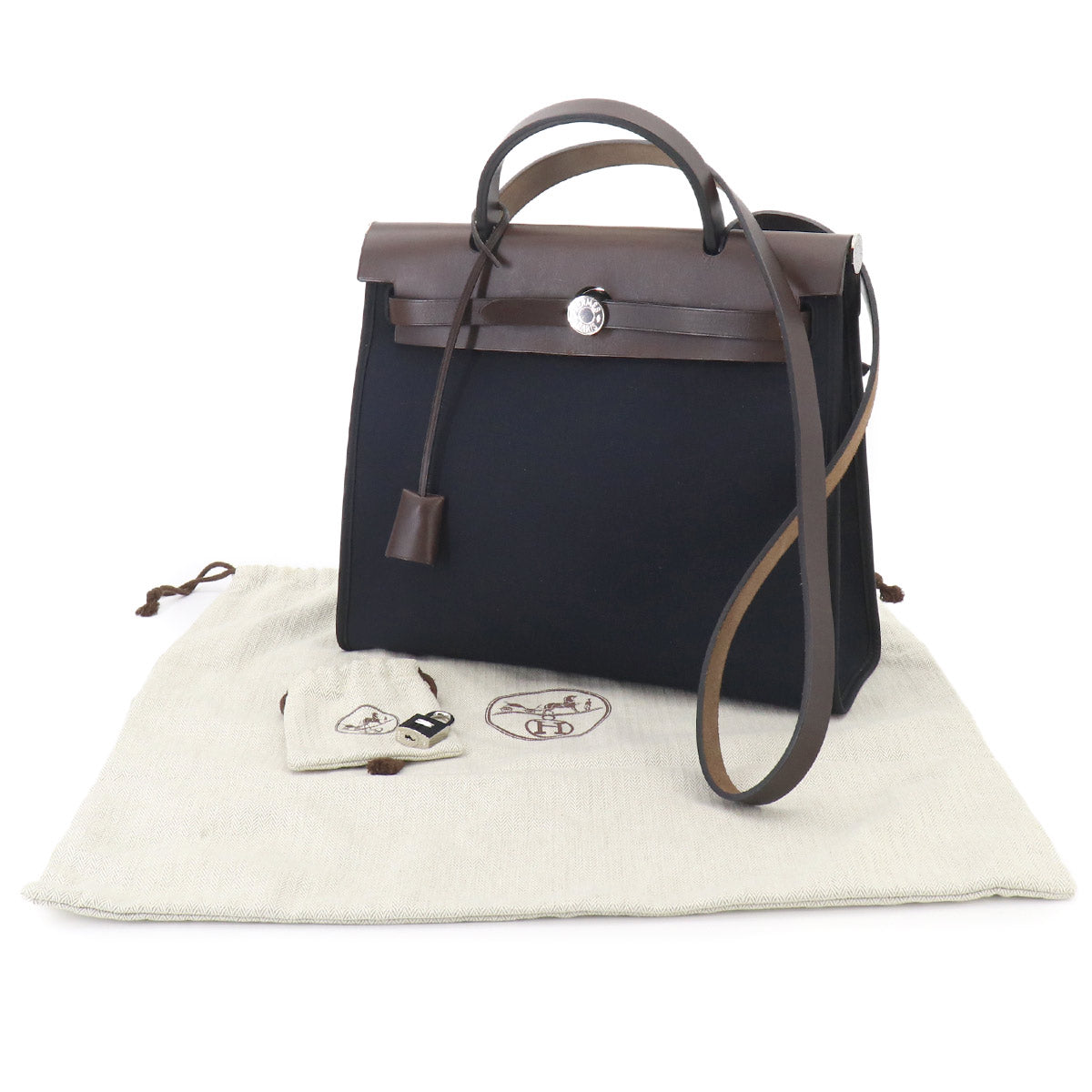 Her Bag Zip PM Hand Shoulder Bag Toile Officier Vash Hunter