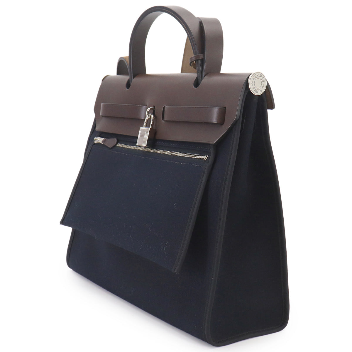 Her Bag Zip PM Hand Shoulder Bag Toile Officier Vash Hunter