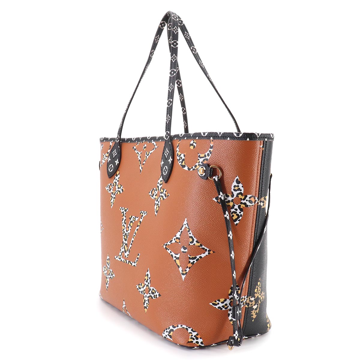 Monogram Jungle Neverfull MM Noir M44676 Purse