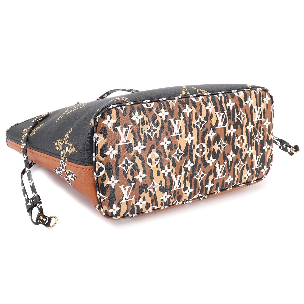 Monogram Jungle Neverfull MM Noir M44676 Purse