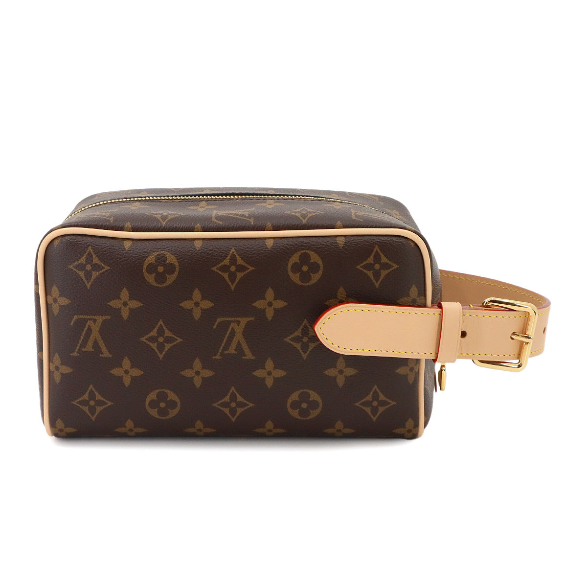Monogram Locker Dopp Kit Hand Bag Brown M83112 Purse