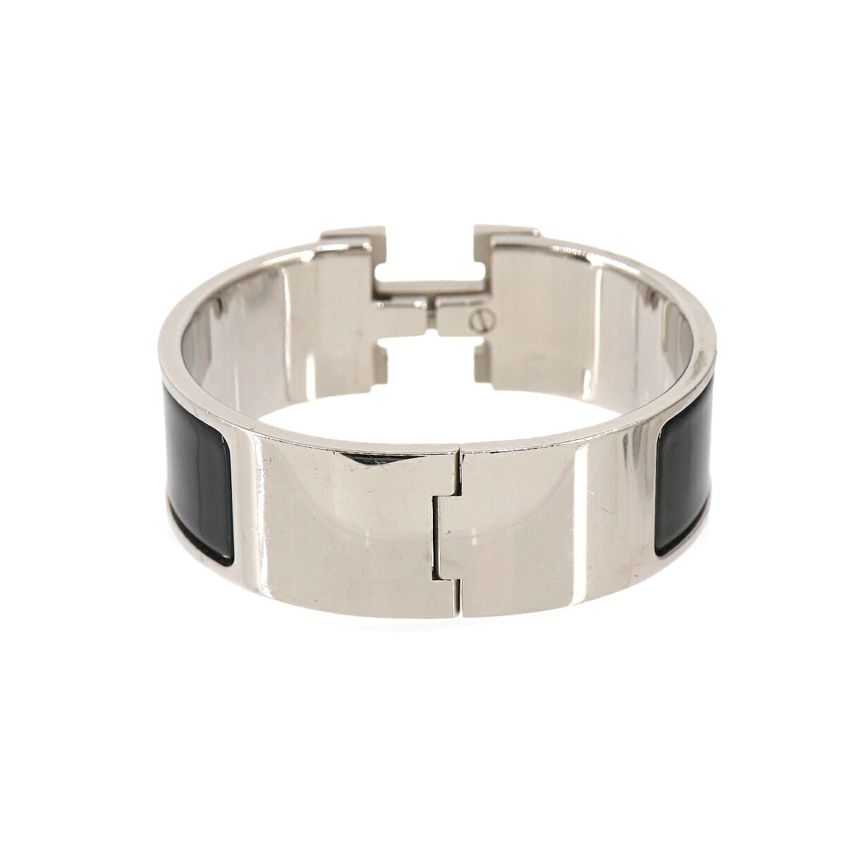 Clic Clac H Bangle Black Silver Accessory