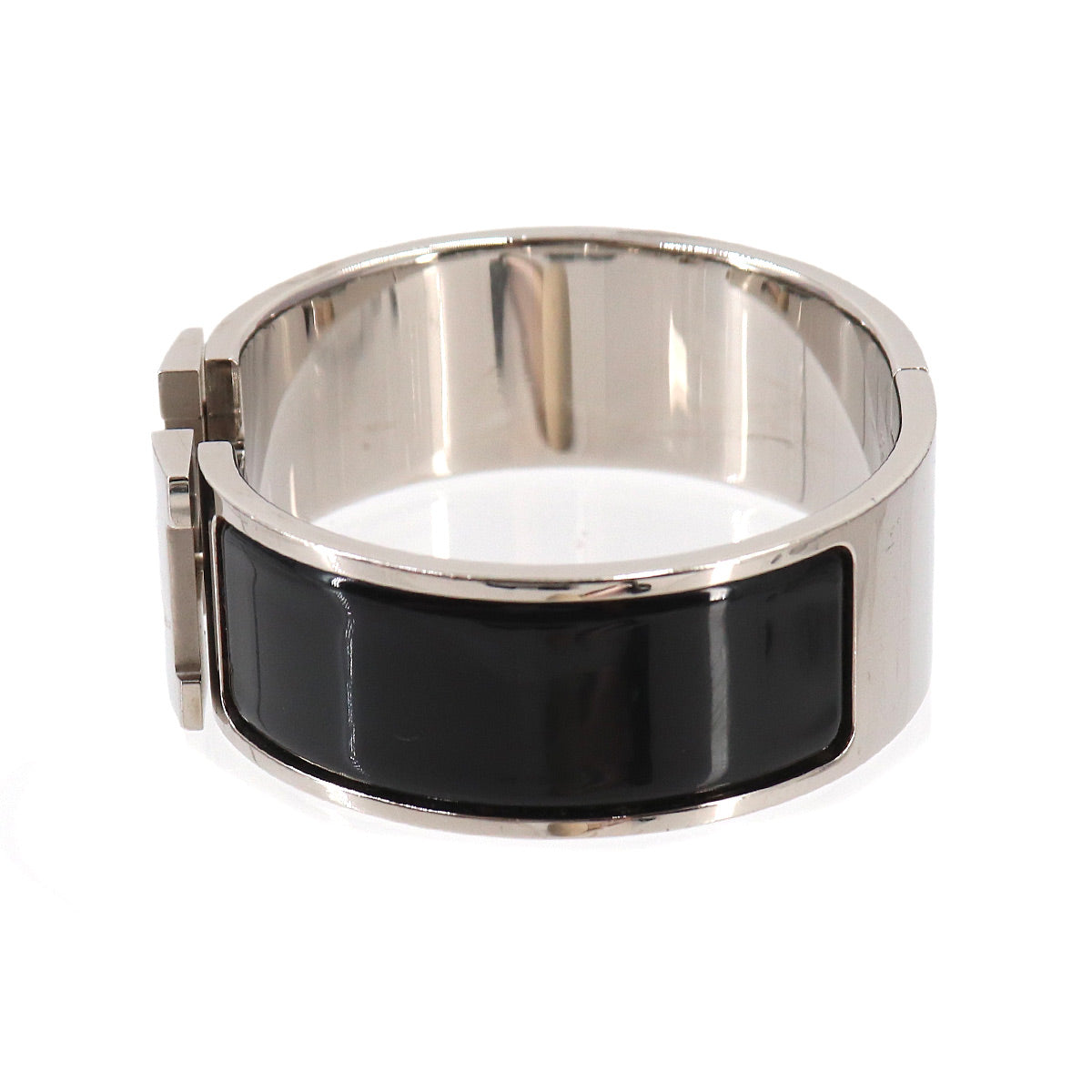 Clic Clac H Bangle Black Silver Accessory
