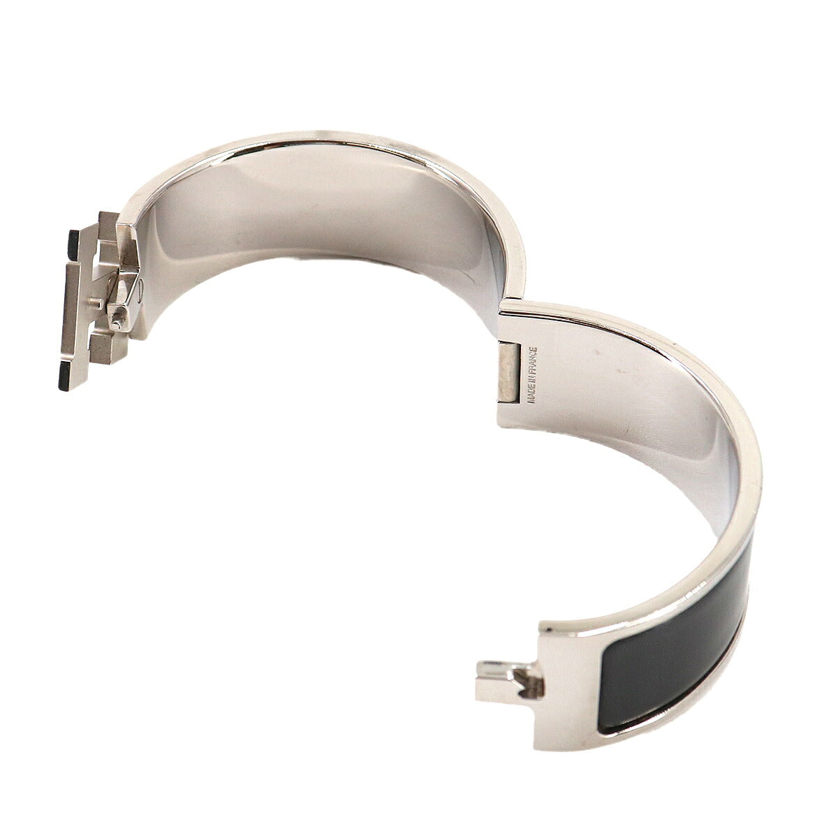 Clic Clac H Bangle Black Silver Accessory