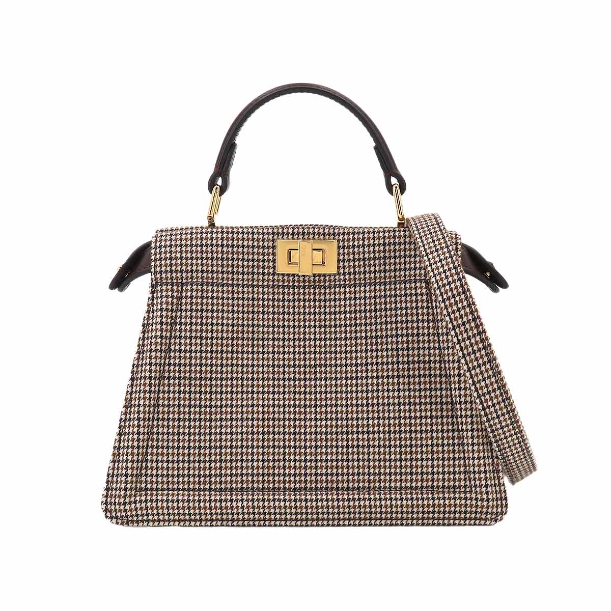 Peekaboo ISeeU Petite Hand Shoulder Bag Canvas 8BN335