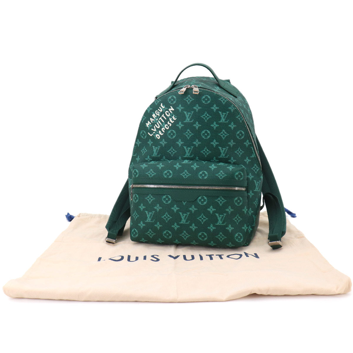 Monogram Heritage Discovery Backpack PM Green M12780