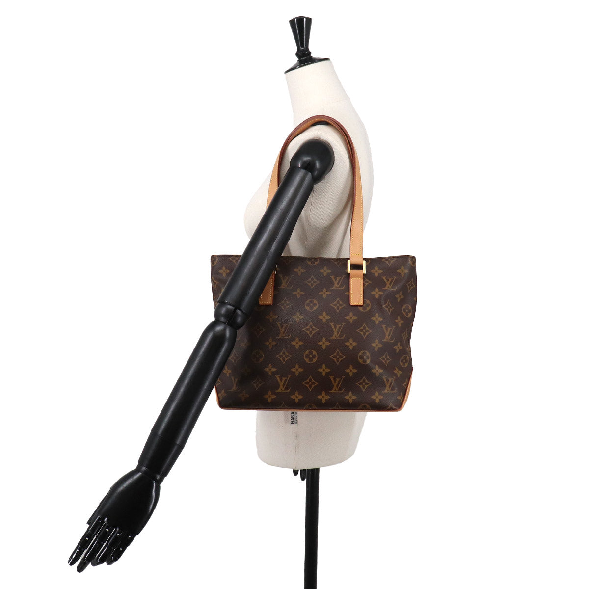 Monogram Cabas Piano Tote Bag Brown M51148 Purse