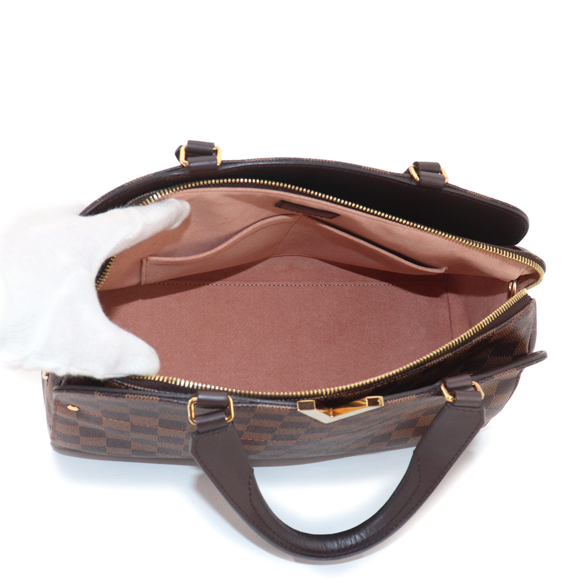 Damier Alma BB Hand Shoulder Bag Ebene N41221 Purse