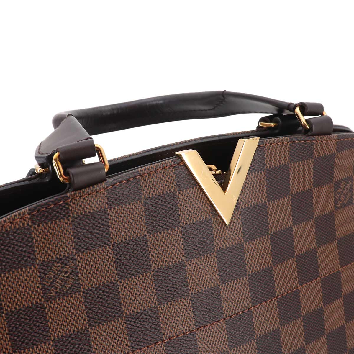 Damier Alma BB Hand Shoulder Bag Ebene N41221 Purse