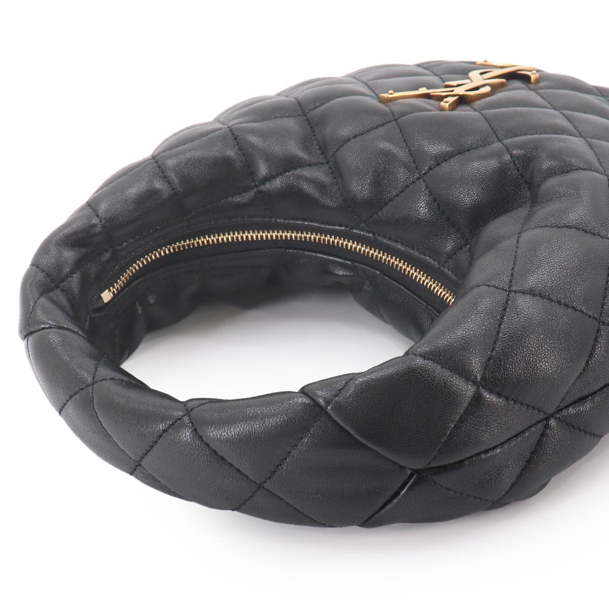 ICARINO Hand Bag Leather Black 851689 Purse