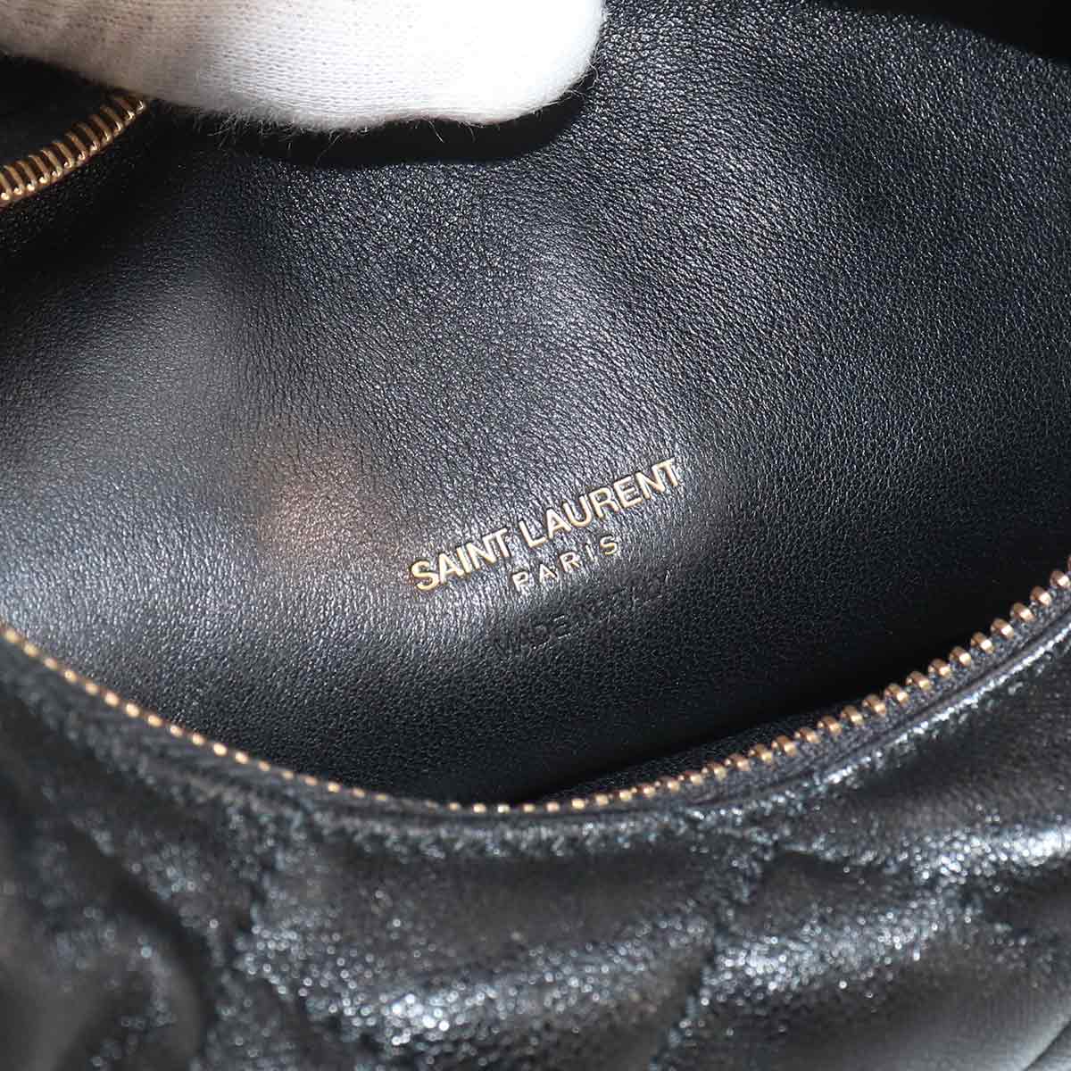ICARINO Hand Bag Leather Black 851689 Purse