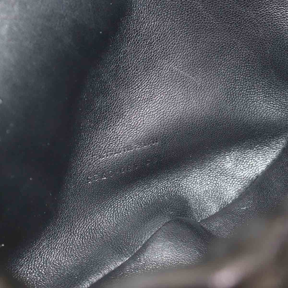 ICARINO Hand Bag Leather Black 851689 Purse