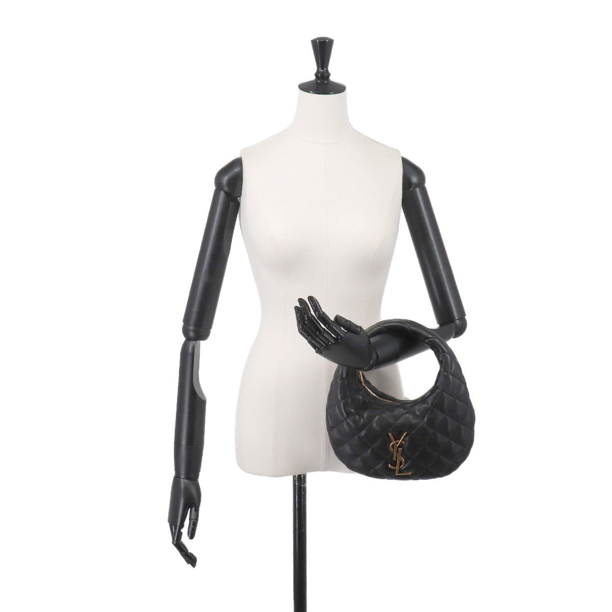 ICARINO Hand Bag Leather Black 851689 Purse