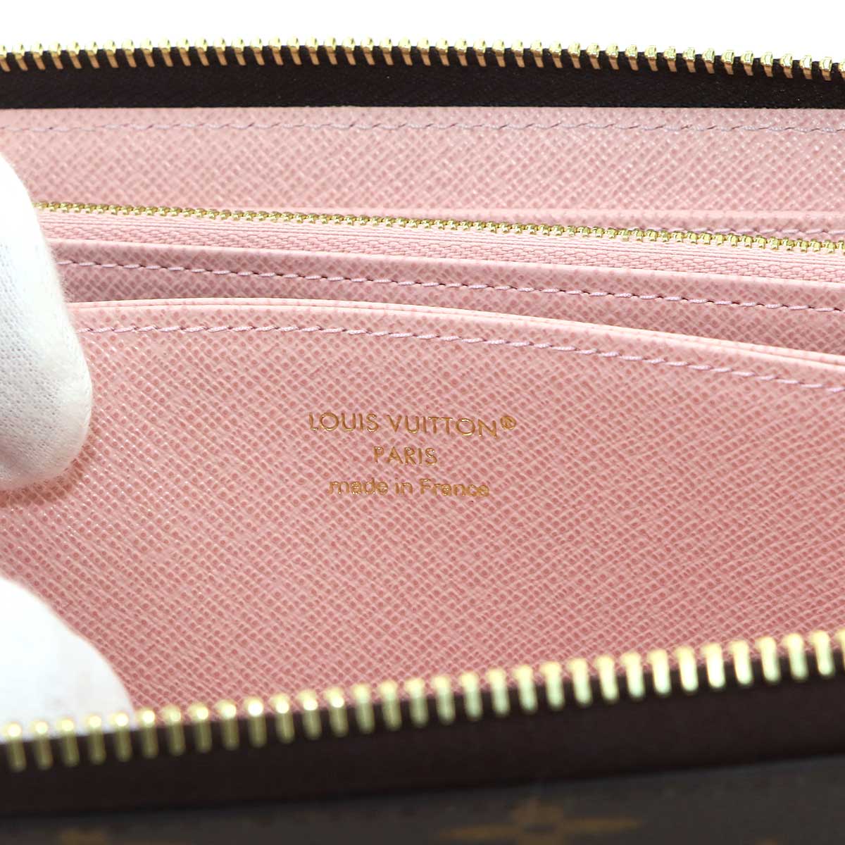 Monogram Zippy Wallet Brown Rose Ballerine M41894