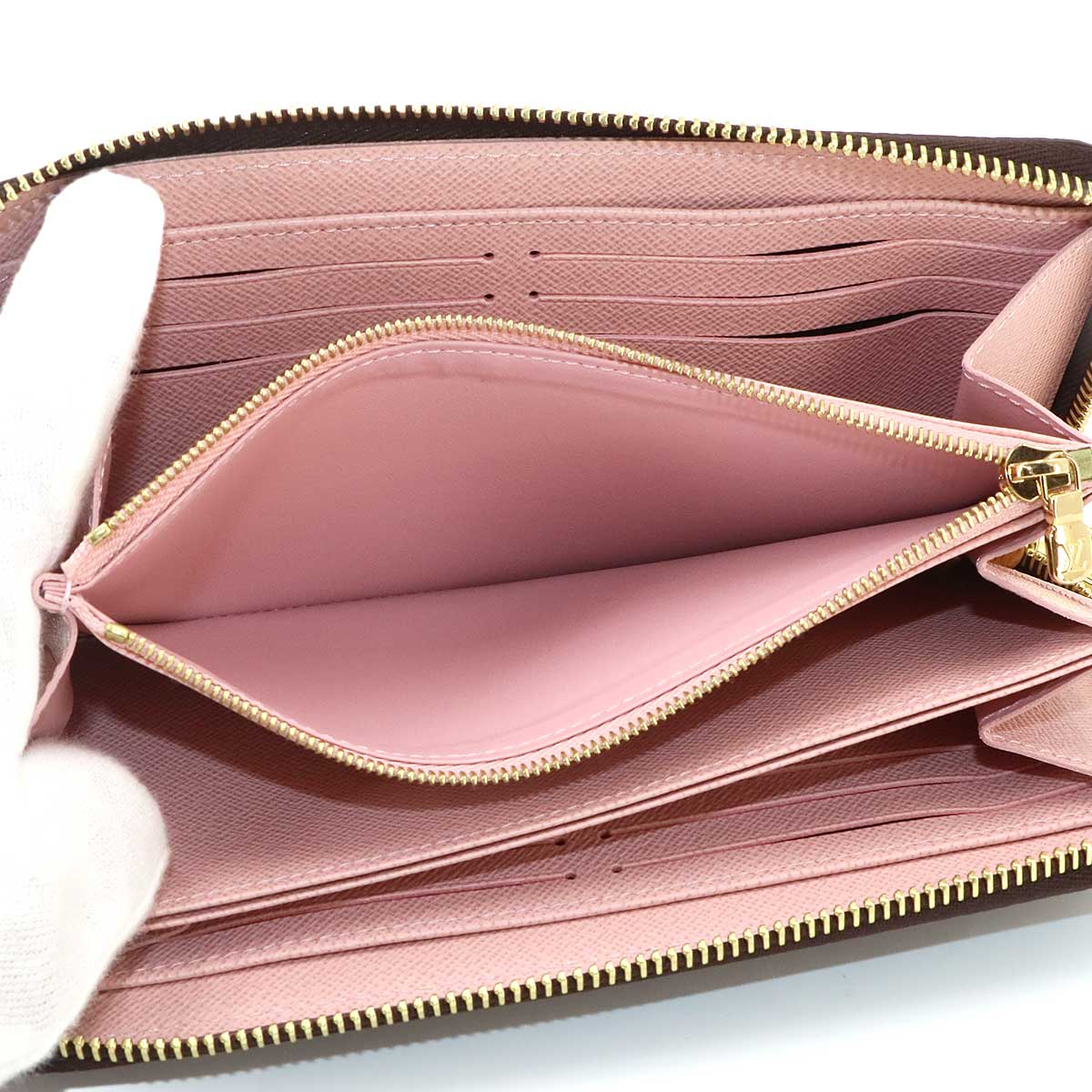 Monogram Zippy Wallet Brown Rose Ballerine M41894