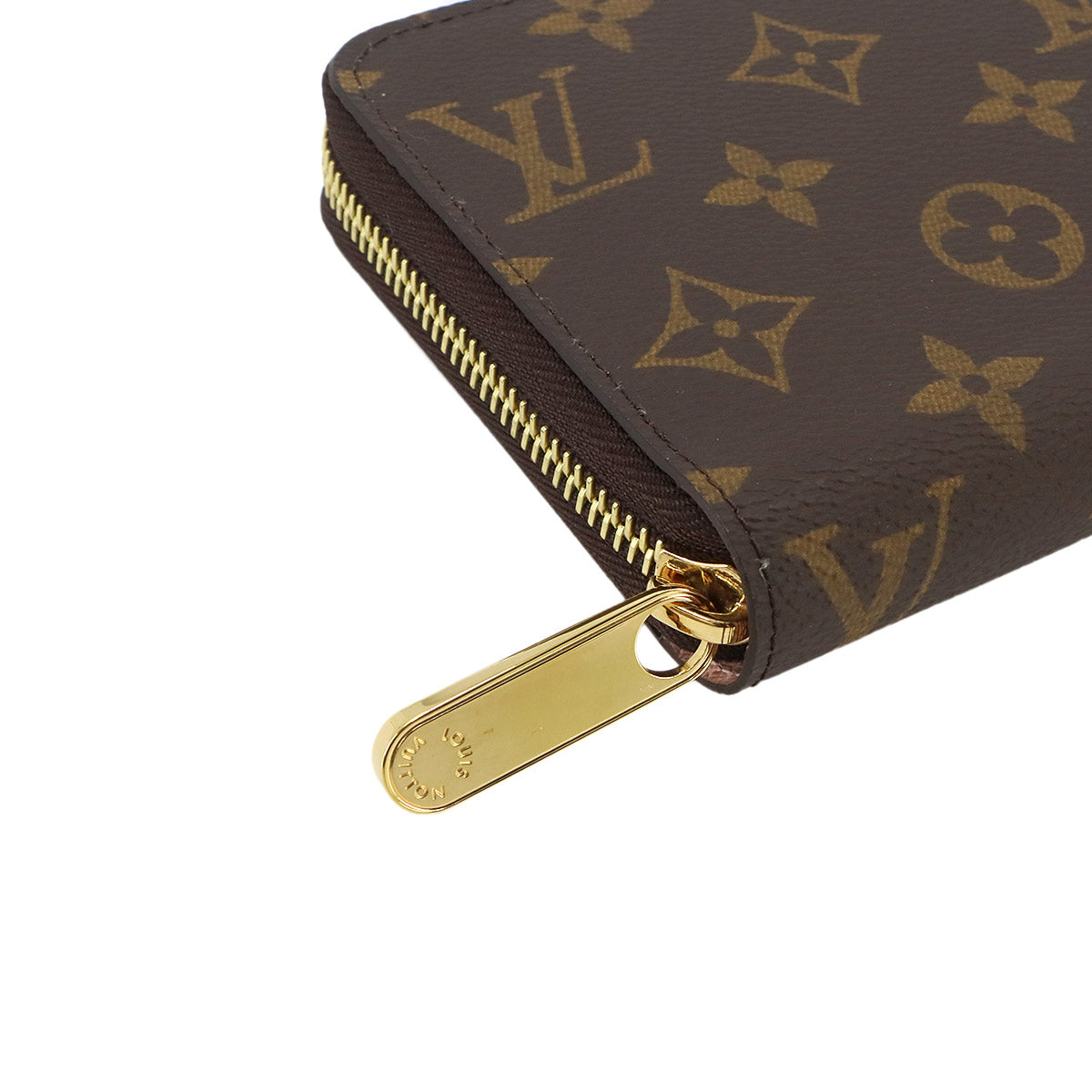 Monogram Zippy Wallet Brown Rose Ballerine M41894