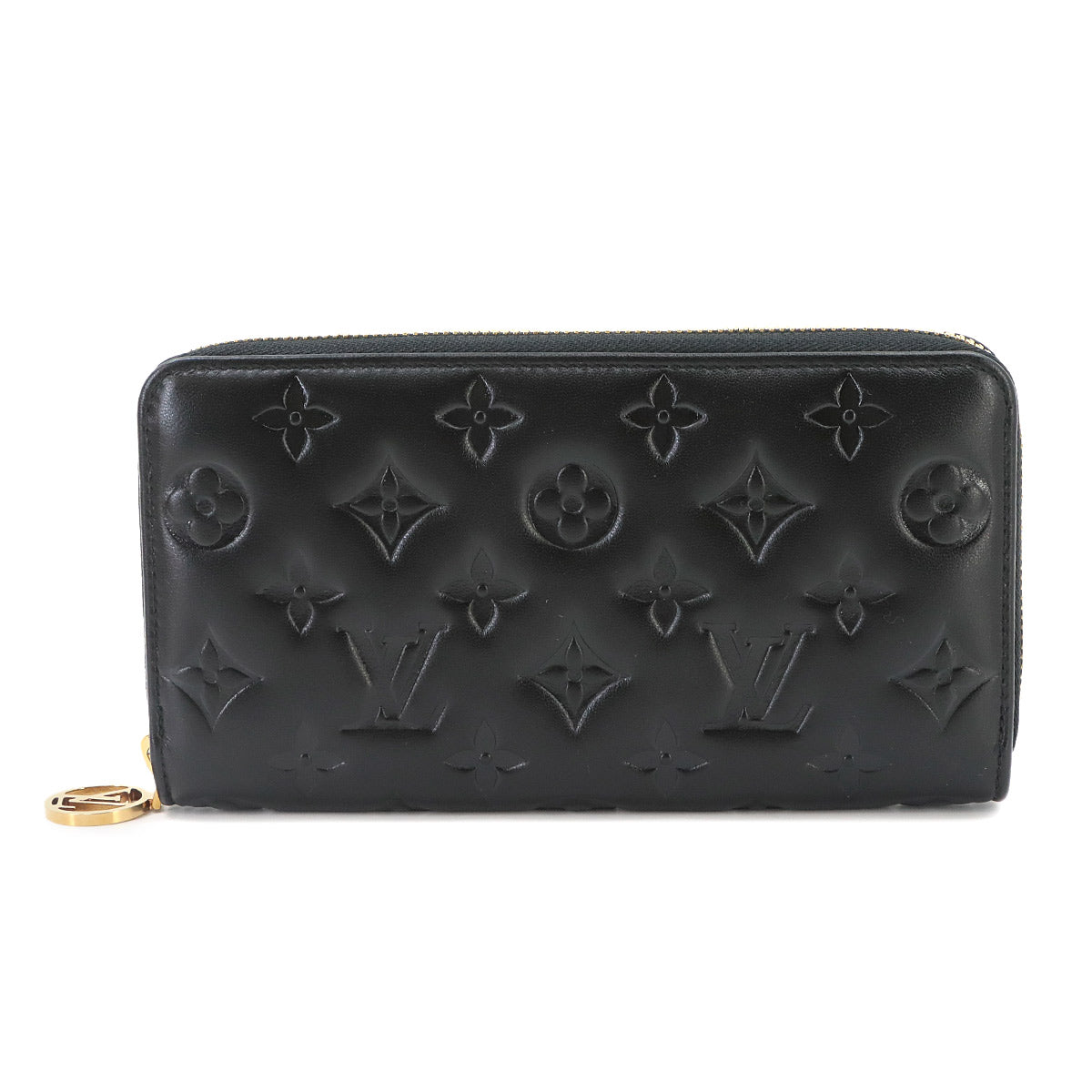 Monogram Coussin Zippy Wallet Leather Noir M81510 Purse