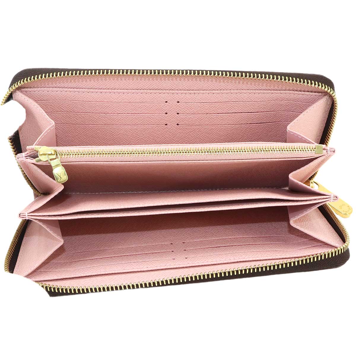 Monogram Zippy Wallet Brown Rose Ballerine M41894