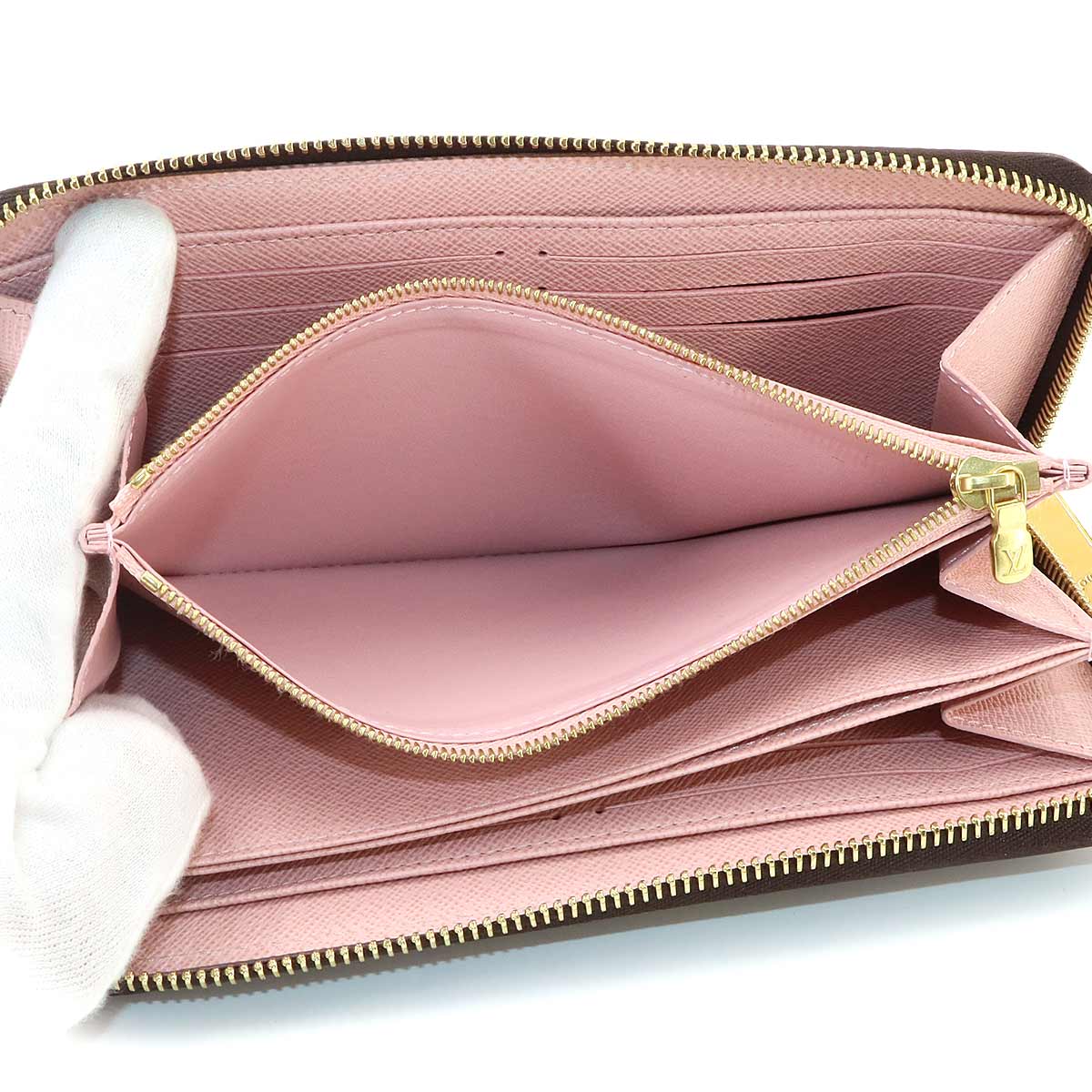 Monogram Zippy Wallet Brown Rose Ballerine M41894