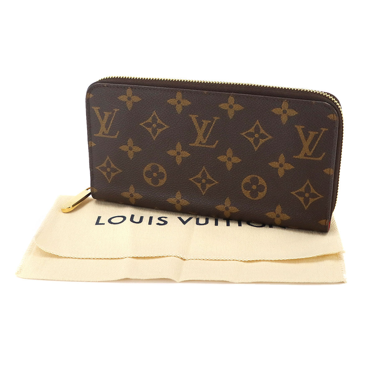 Monogram Zippy Wallet Brown Coquelicot M41896 Purse