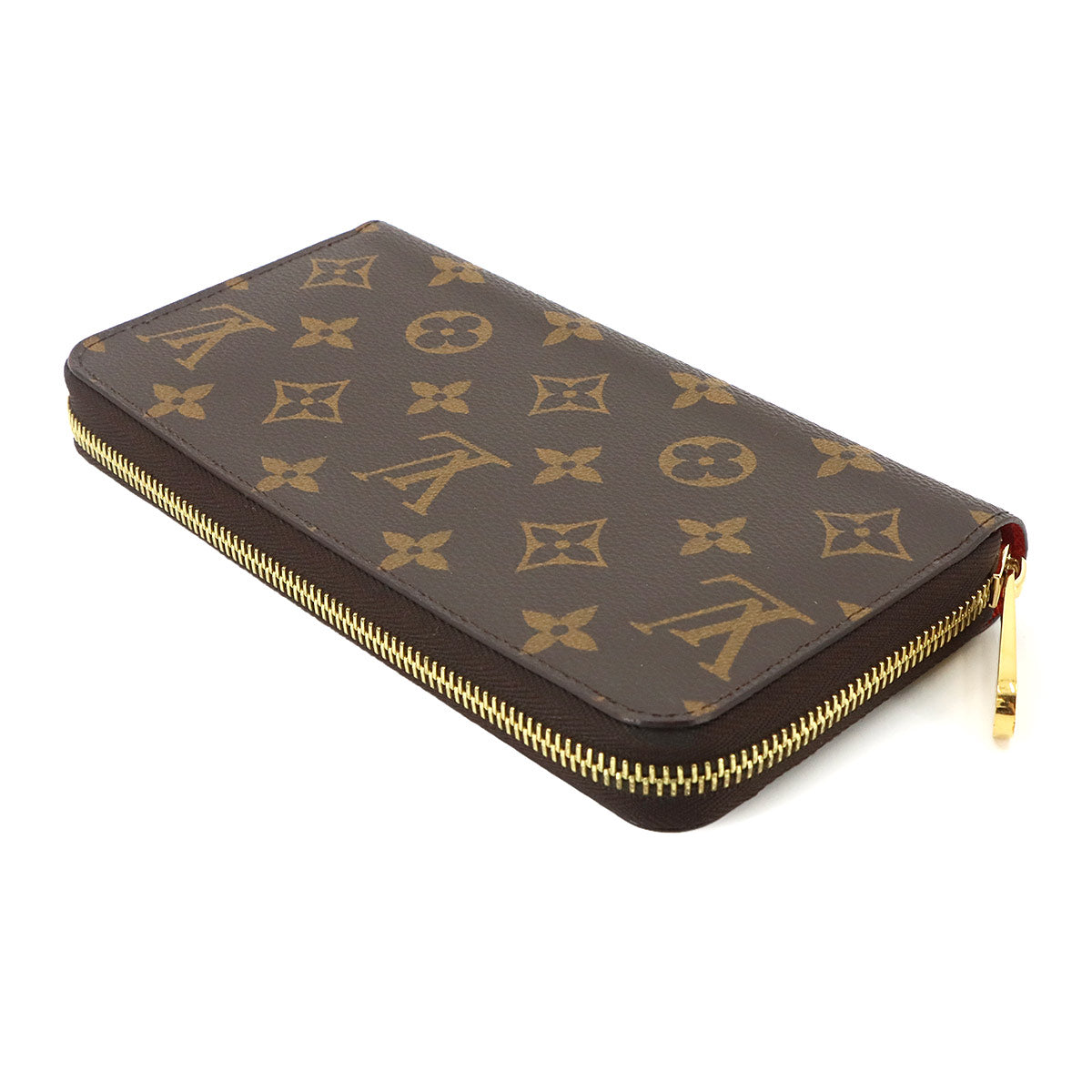 Monogram Zippy Wallet Brown Coquelicot M41896 Purse