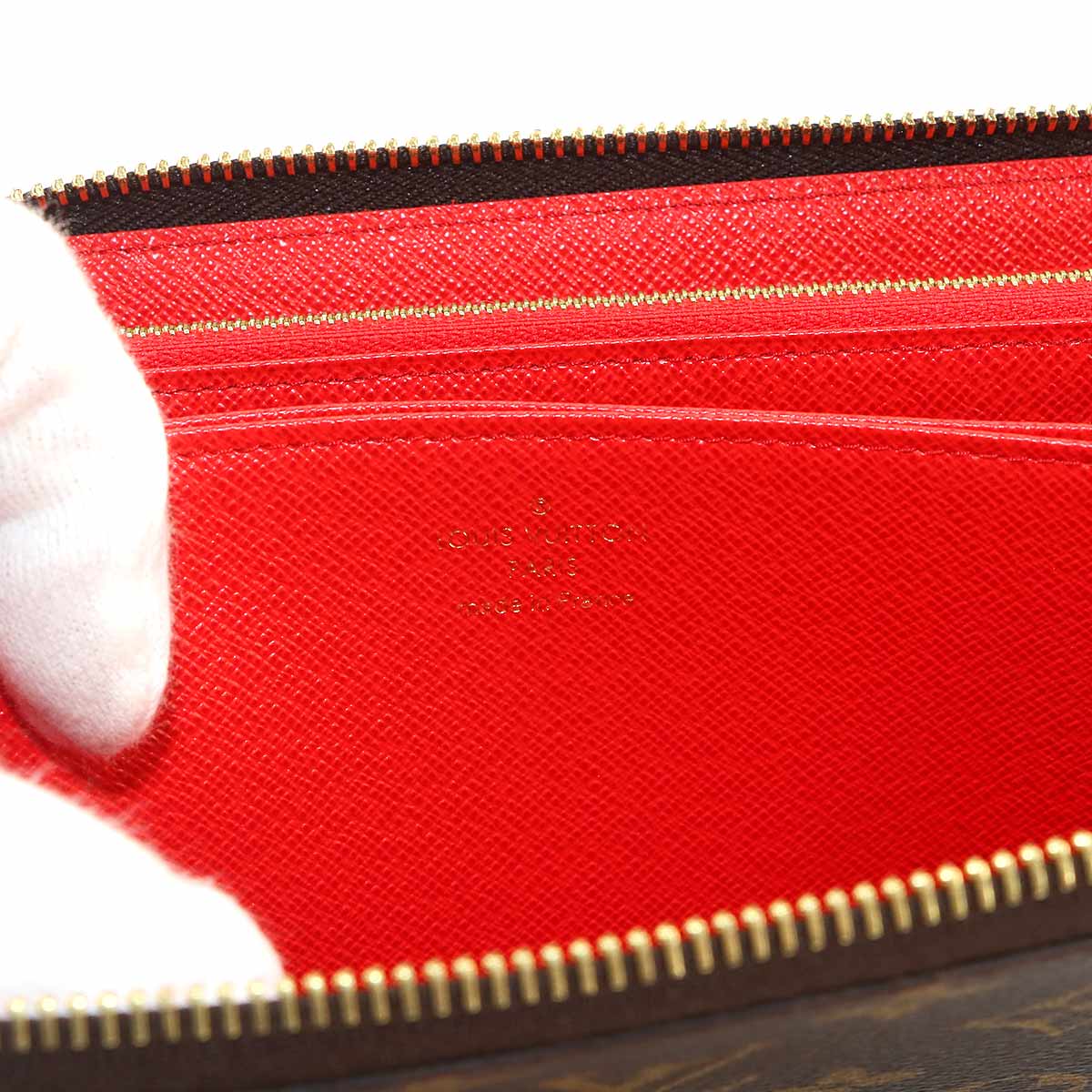 Monogram Zippy Wallet Brown Coquelicot M41896 Purse