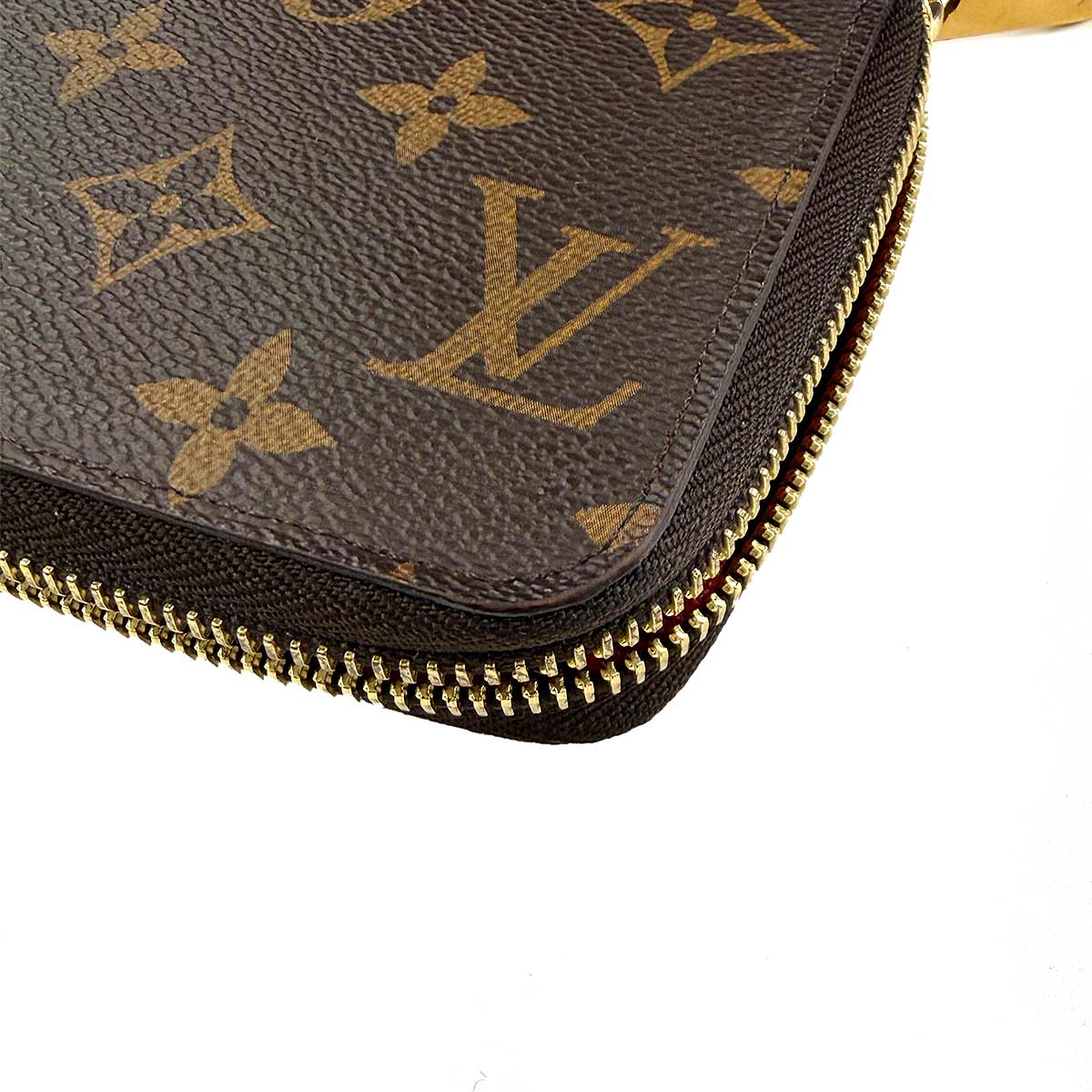 Monogram Zippy Wallet Brown Coquelicot M41896 Purse