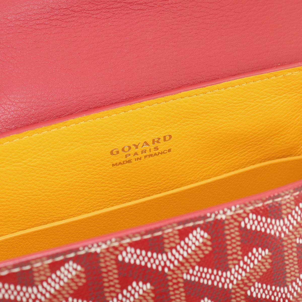 Saigon Mini Hand Shoulder Bag PVC Leather Wood Red