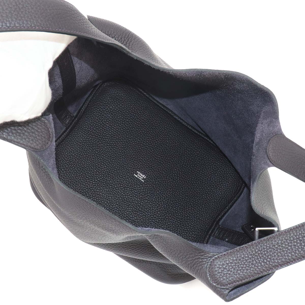 Picotin Lock 26 GM Hand Bag Taurillon Clemence Prunoir