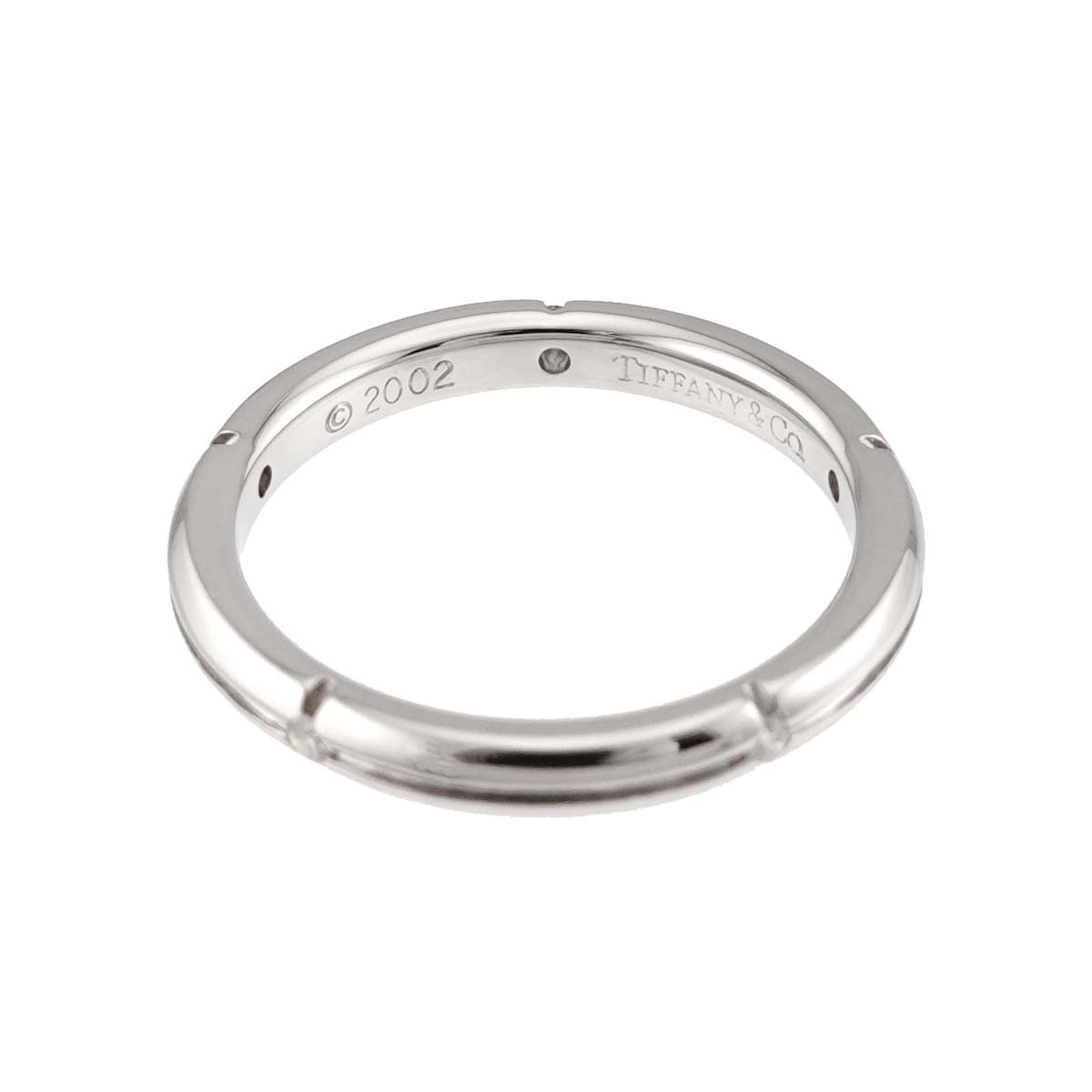 Streamerica Diamond Ring 18K White Gold Size3.75(US)